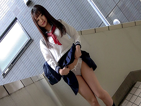 円女交際　中出しoK18歳　黒髪清楚むっつりドM娘　斎藤まりな　サンプル画像03